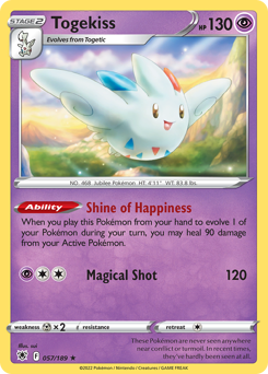 Togekiss - Astral Radiance - #57 - Pokemon TCG card