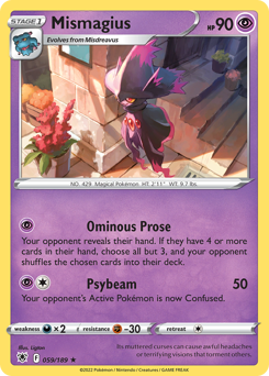 Mismagius - Astral Radiance - #59 - Pokemon TCG card