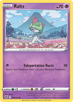 Ralts #60 Ralts - Astral Radiance - #60 - Pokemon TCG card