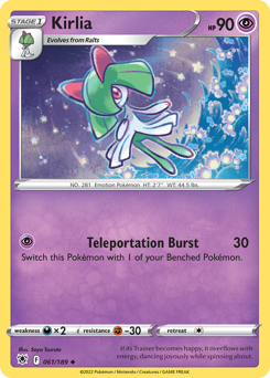 Kirlia - Astral Radiance - #61 - Pokemon TCG card