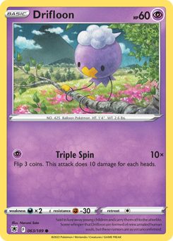 Drifloon #63 Drifloon - Astral Radiance - #63 - Pokemon TCG card