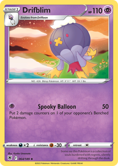 Drifblim #64 Drifblim - Astral Radiance - #64 - Pokemon TCG card