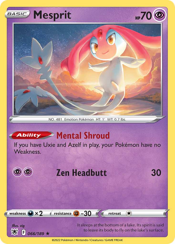 Mesprit - Astral Radiance - #66 - Pokemon TCG card