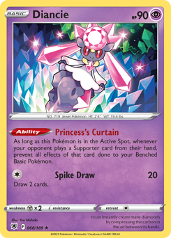 Diancie #68 Diancie - Astral Radiance - #68 - Pokemon TCG card