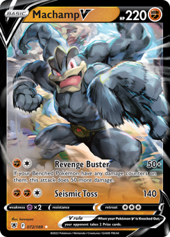 Machamp V - Astral Radiance - #72 - Pokemon TCG card