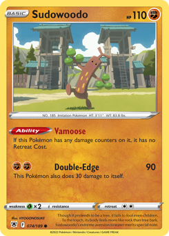 Sudowoodo - Astral Radiance - #74 - Pokemon TCG card