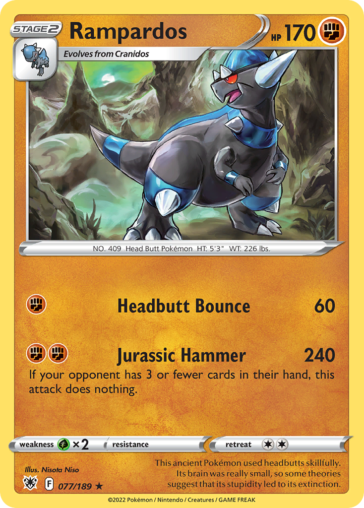 Rampardos - Astral Radiance - #77 - Pokemon TCG card