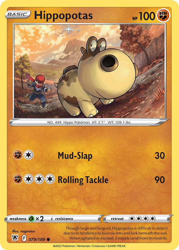 Hippopotas - Astral Radiance - #79 - Pokemon TCG card