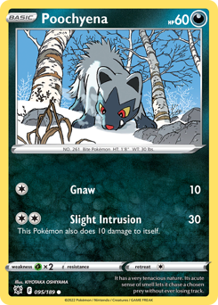 Poochyena #95 Poochyena - Astral Radiance - #95 - Pokemon TCG card