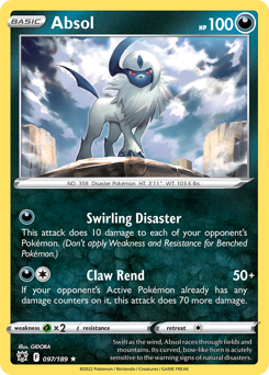 Absol #97 Absol - Astral Radiance - #97 - Pokemon TCG card