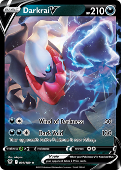 Darkrai V - Astral Radiance - #98 - Pokemon TCG card