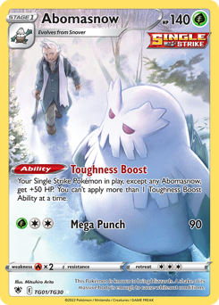 Abomasnow - Astral Radiance Trainer Gallery - #TG01 - Pokemon TCG card