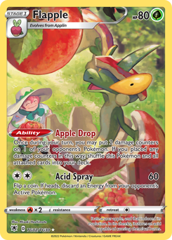 Flapple - Astral Radiance Trainer Gallery - #TG02 - Pokemon TCG card