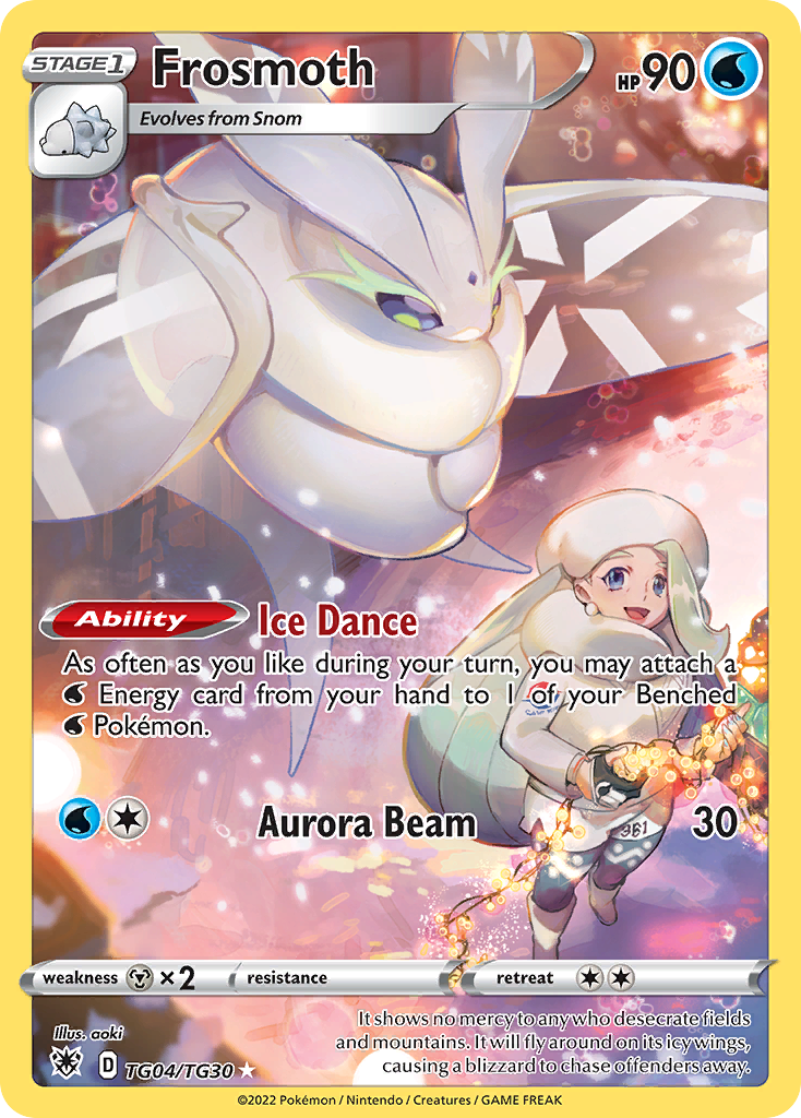 Frosmoth - Astral Radiance Trainer Gallery - #TG04 - Pokemon TCG card