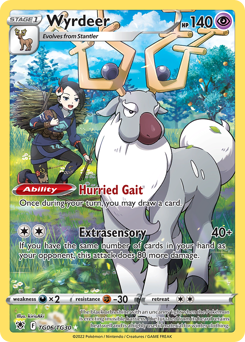 Wyrdeer - Astral Radiance Trainer Gallery - #TG06 - Pokemon TCG card