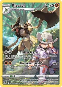 Kleavor - Astral Radiance Trainer Gallery - #TG08 - Pokemon TCG card