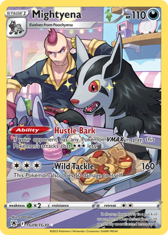 Mightyena #TG09 Mightyena - Astral Radiance Trainer Gallery - #TG09 - Pokemon TCG card