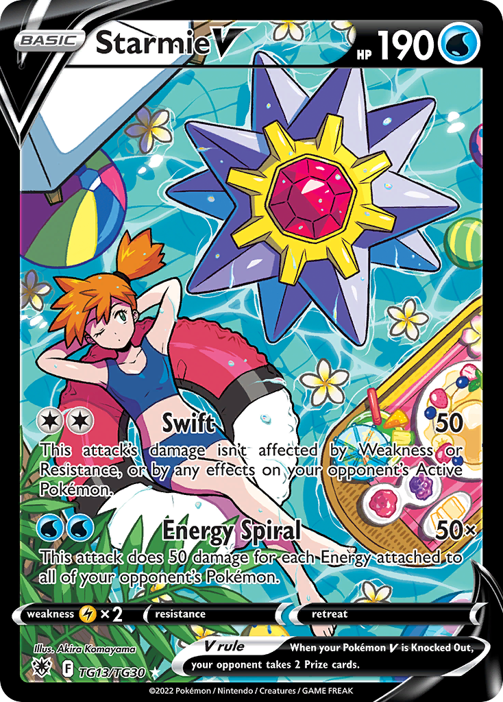 Starmie V - Astral Radiance Trainer Gallery - #TG13 - Pokemon TCG card
