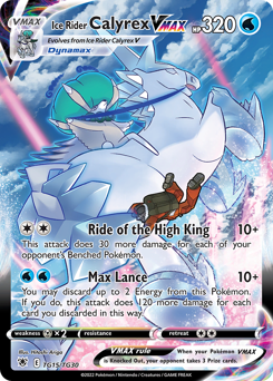 Ice Rider Calyrex VMAX - Astral Radiance Trainer Gallery - #TG15 - Pokemon TCG card