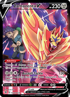 Zamazenta V #TG22 Zamazenta V - Astral Radiance Trainer Gallery - #TG22 - Pokemon TCG card