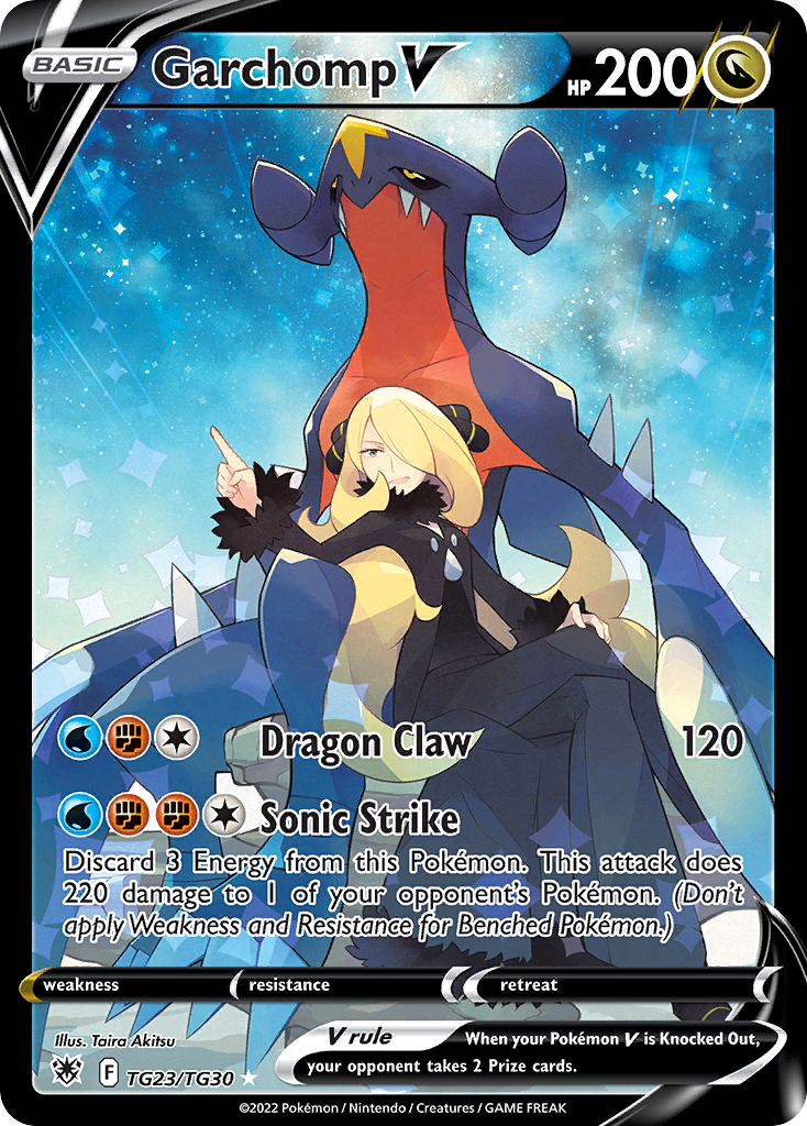 Garchomp V - Astral Radiance Trainer Gallery - #TG23 - Pokemon TCG card