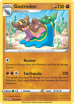 Gastrodon #102 Gastrodon - Lost Origin - #102 - Pokemon TCG card