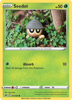 Seedot - Lost Origin - #11 - Pokemon TCG card