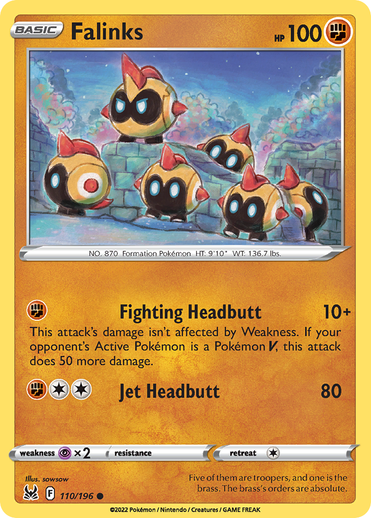 Falinks - Lost Origin - #110 - Pokemon TCG card