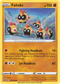 Falinks - Lost Origin - #110 - Pokemon TCG card