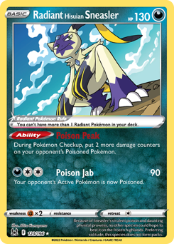 Radiant Hisuian Sneasler #123 Radiant Hisuian Sneasler - Lost Origin - #123 - Pokemon TCG card