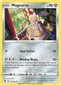 Magearna #128 Magearna - Lost Origin - #128 - Pokemon TCG card