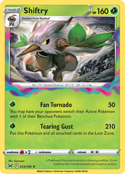 Shiftry #13 Shiftry - Lost Origin - #13 - Pokemon TCG card
