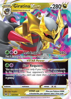 Giratina VSTAR #131 Giratina VSTAR - Lost Origin - #131 - Pokemon TCG card