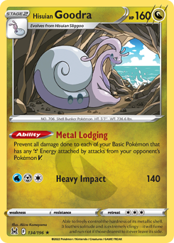 Hisuian Goodra #134 Hisuian Goodra - Lost Origin - #134 - Pokemon TCG card