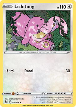 Lickitung #138 Lickitung - Lost Origin - #138 - Pokemon TCG card
