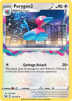 Porygon2 #141 Porygon2 - Lost Origin - #141 - Pokemon TCG card