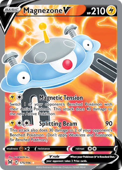 Magnezone V #175 Magnezone V - Lost Origin - #175 - Pokemon TCG card
