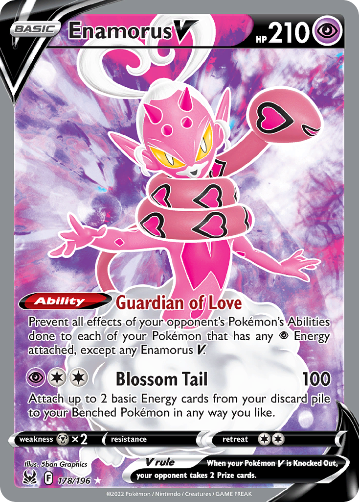 Enamorus V - Lost Origin - #178 - Pokemon TCG card