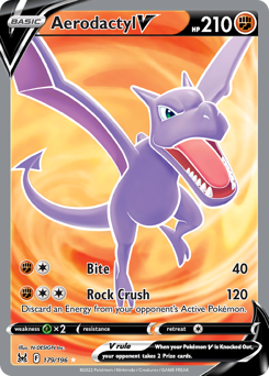Aerodactyl V - Lost Origin - #179 - Pokemon TCG card
