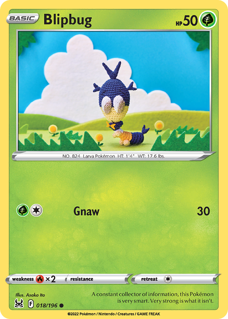 Blipbug - Lost Origin - #18 - Pokemon TCG card