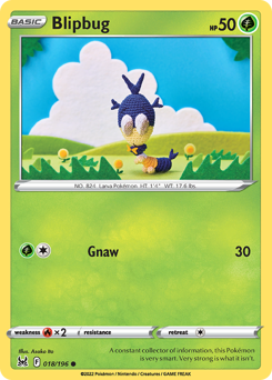 Blipbug #18 Blipbug - Lost Origin - #18 - Pokemon TCG card