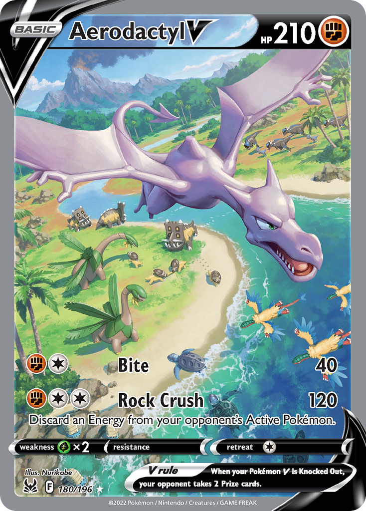 Aerodactyl V - Lost Origin - #180 - Pokemon TCG card