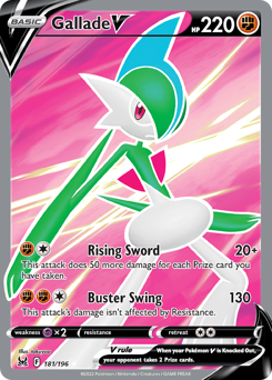 Gallade V #181 Gallade V - Lost Origin - #181 - Pokemon TCG card