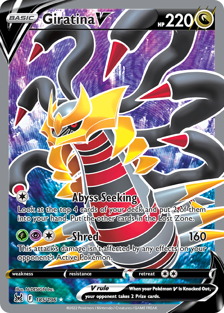 Giratina V - Lost Origin - #185 - Pokemon TCG card