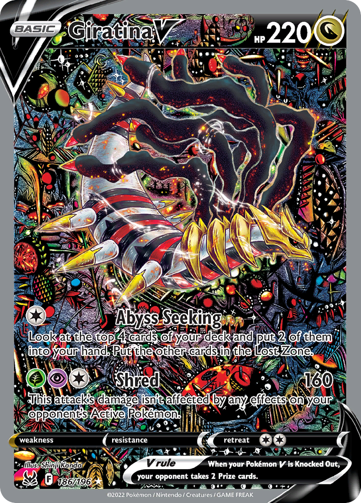 Giratina V - Lost Origin - #186 - Pokemon TCG card