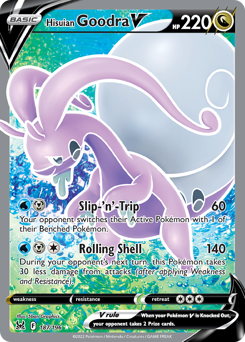 Hisuian Goodra V #187 Hisuian Goodra V - Lost Origin - #187 - Pokemon TCG card
