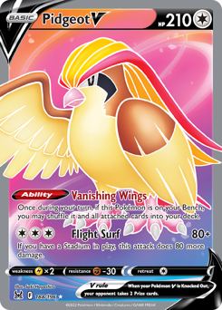 Pidgeot V - Lost Origin - #188 - Pokemon TCG card