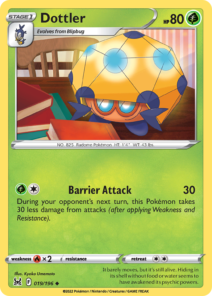Dottler - Lost Origin - #19 - Pokemon TCG card