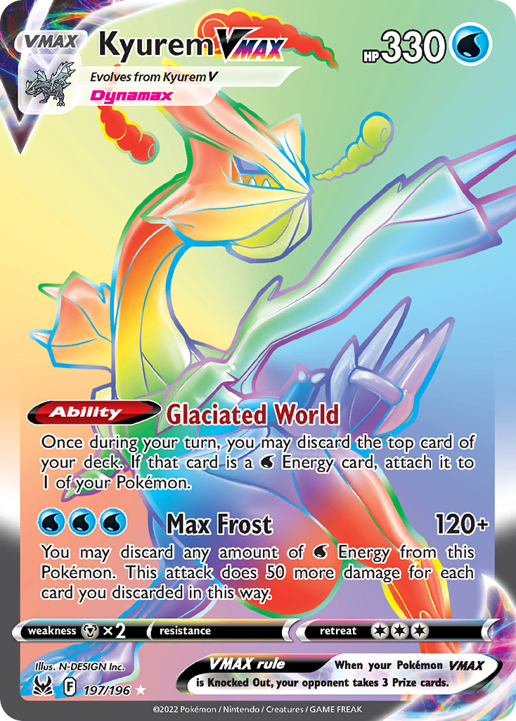 Kyurem VMAX - Lost Origin - #197 - Pokemon TCG card
