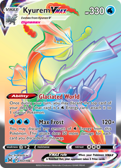 Kyurem VMAX - Lost Origin - #197 - Pokemon TCG card